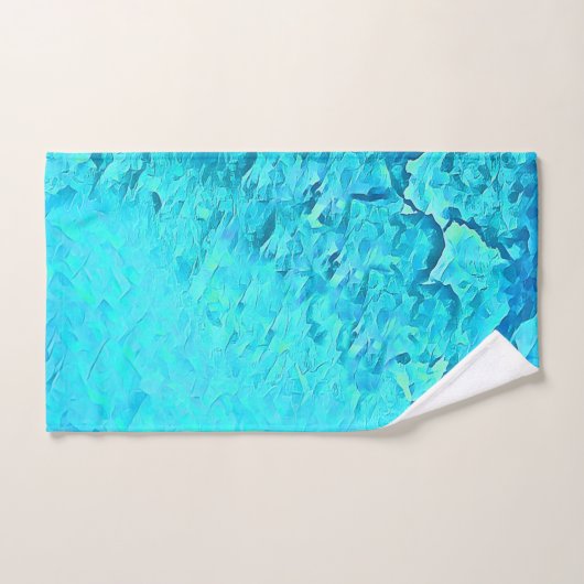 Superbe aquarelle Tropical Ocean Theme Design (Serviette à main)