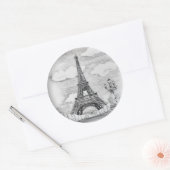 Superbe Autocollant Tour Eiffel (Enveloppe)
