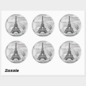 Superbe Autocollant Tour Eiffel (Feuille)