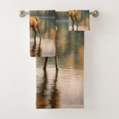 Superbe canard à douze points dans les eaux d'auto (En situation)