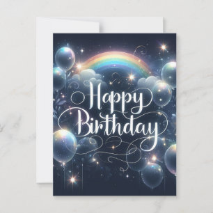 Superbe carte postale noire