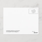 Superbe carte postale Starling (Dos)