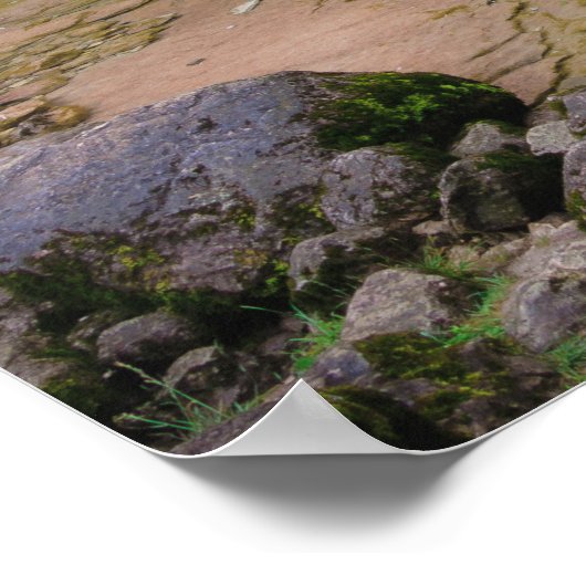 Superbe cascade Virje, Slovénie Poster (Coin)