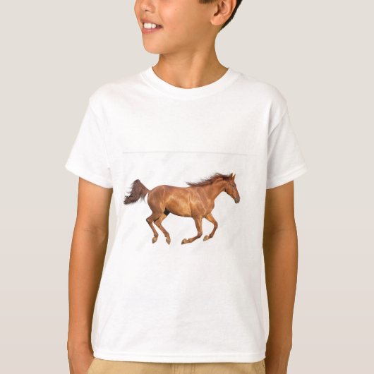 Superbe conception de T-shirt Cheval de course (Devant)