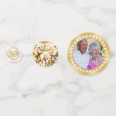 Superbe Confetti personnalisée, 50e anniversaire (Derrière)