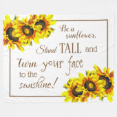 Superbe couverture en Tournesol (Devant (Horizontal))