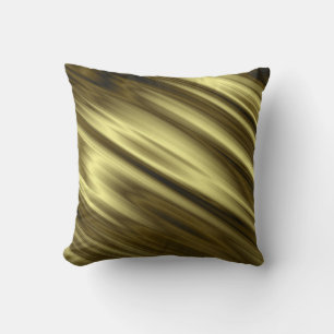 Superbe Diagonaal gouden Metallic Satijn Fabric Ar Kussen