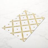 Superbe feuille d'or treillis travail carte de fin (Rotation)