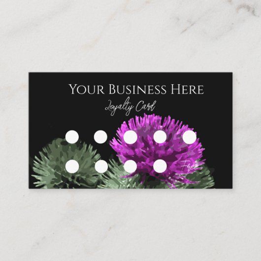 Superbe fidélité écossaise au chardon (Devant)