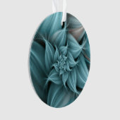 Superbe fleur turquoise fractale  (devant)