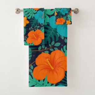 Superbe flore exotique tropicale - hibiscus