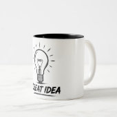 Superbe idée - Mug classique à lampe (Devant droit)