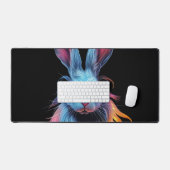 Superbe Lapin Bleu en feu (Clavier et souris)