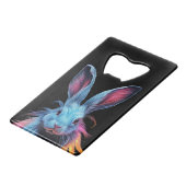 Superbe Lapin Bleu en feu (Devant Angle)