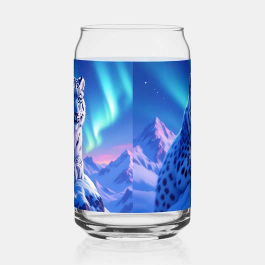 Superbe léopard des neiges sur Mountain Rock (Gauche)