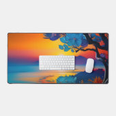 Superbe lever de soleil sur l'étang (Clavier et souris)