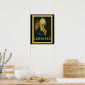 Superbe Longines Annonce Vintage Poster 16 x 20 (Cuisine)