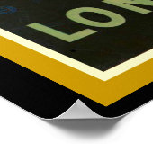 Superbe Longines Annonce Vintage Poster 16 x 20 (Coin)