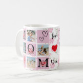 Superbe maman Photo Mug Je t'aime (Devant gauche)