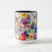 Superbe Mug bicolore Pansie, 15 oz (Centre)