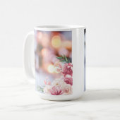 Superbe mug floral rose (Devant gauche)