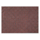 Superbe nappe de batik florale rouge et bleu (Devant (Horizontal))