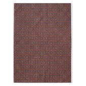 Superbe nappe de batik florale rouge et bleu (Devant)