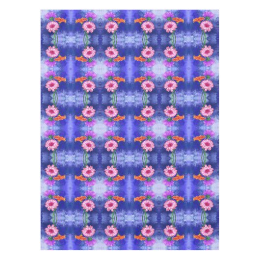 Superbe peinture à trois couleurs Gerberas nappe (Devant)