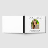 Superbe photo Memorial Funeral Livre blanc d'invit (Complet)