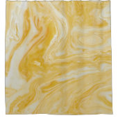Superbe rideau de douche en marbre jaune (Devant)