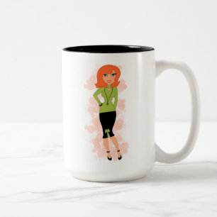 Superbe rousse 15 oz Mug à deux tons