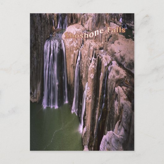 Superbe Shoshone Falls in Idaho, carte postale (Devant)