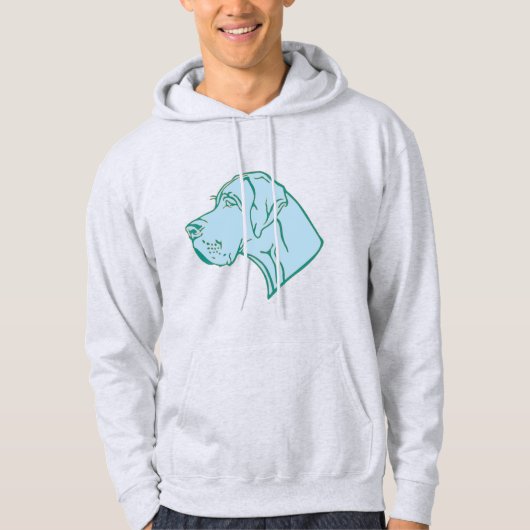 Superbe Sweat à Capuche pour Dogue Allemand (Devant)