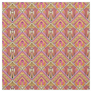 Superbe Tissu Art Déco Inspiré