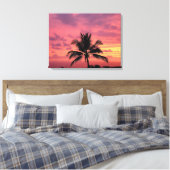Superbe toile Hawaiian Sunset Imprimer (Insitu(Chambre))
