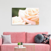 Superbe toile Rose Beige Étitrée Impression (Insitu(Salon))