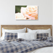 Superbe toile Rose Beige Étitrée Impression (Insitu(Chambre))