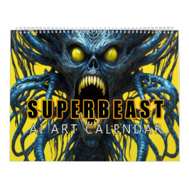 Superbeest AI Kunst Kalender