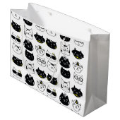 superbes chats Papier Sacs (Devant Angle)