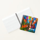 Superbes couleurs Abstrait Peint Dream Journal (Intérieur)