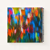 Superbes couleurs Abstrait Peint Dream Journal (Dos)