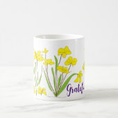 Superbes Daffodiles Fleurs de café Mugs (Centre)