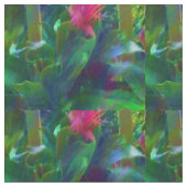 Superbes Fleurs tropicales Tissu de coton (Fermer)