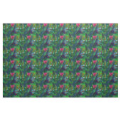 Superbes Fleurs tropicales Tissu de coton (Fat Quarter)