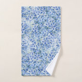 Superbes hydrangées bleues - motif floral (Serviette à main)