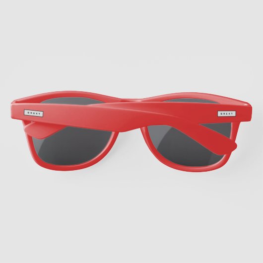 Superbes lunettes de soleil parfaits Hut Outlet (Dos)