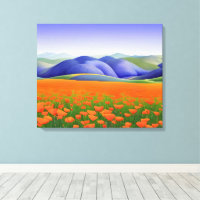 Superbloemen | Landschap Surreal Poppies