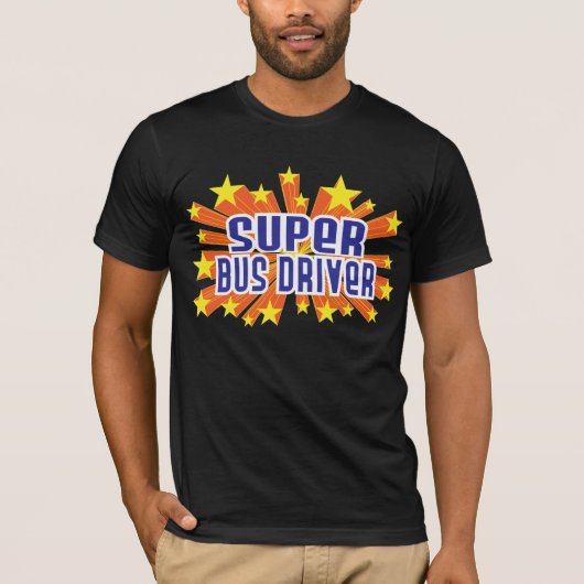Superbus-stuurprogramma T-shirt (Voorkant)