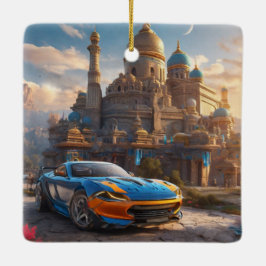 Supercar cool mooi klooster keramisch ornament