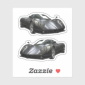 Supercar Decal-Sticker Sticker (Vel)